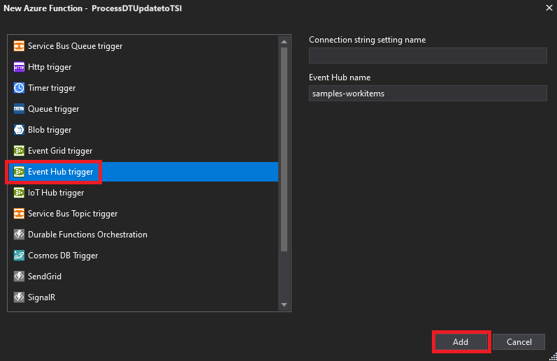 Integrate with Azure Time Series Insights Azure Digital Twins