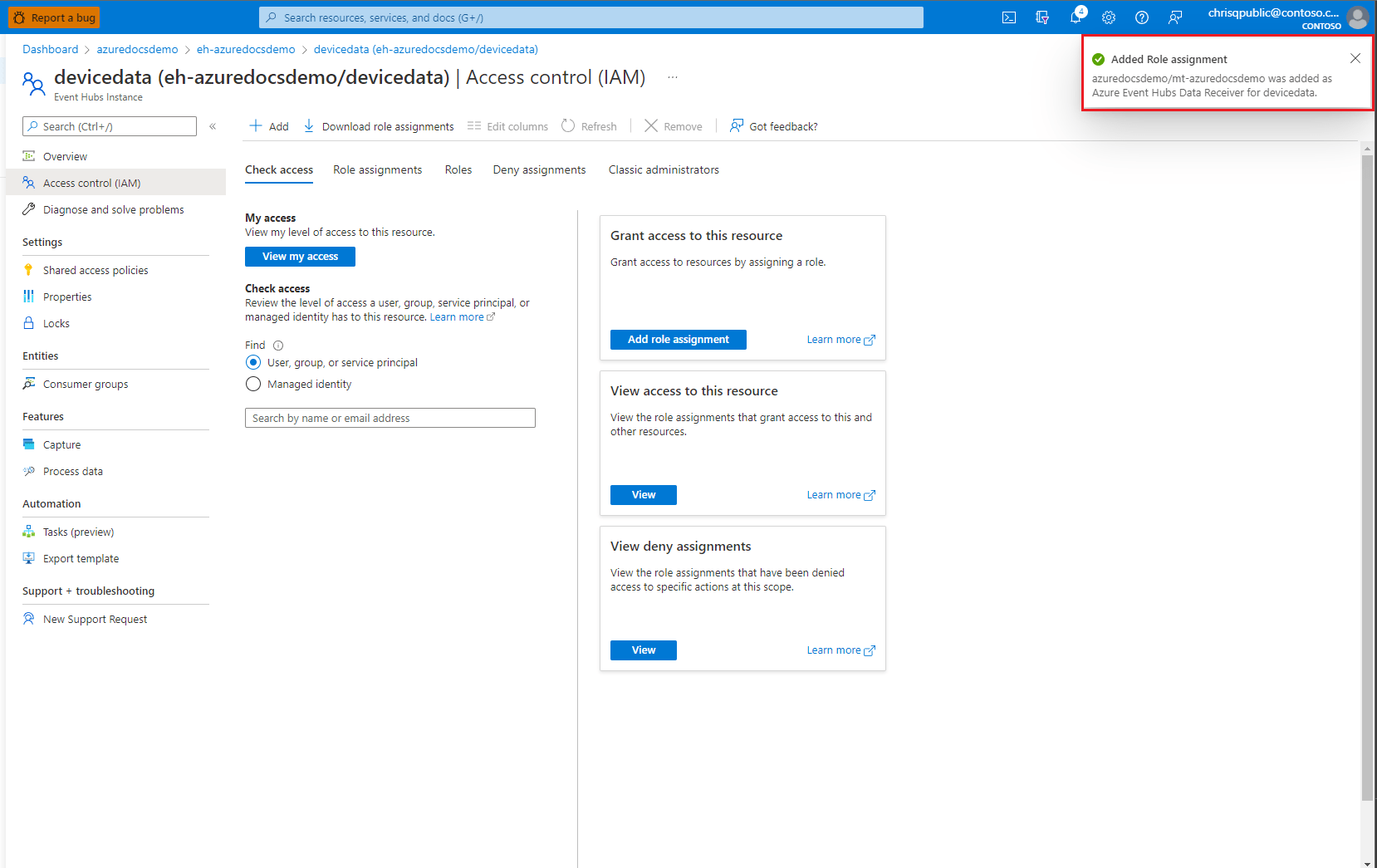 Manual deployment and postdeployment of the MedTech service using the