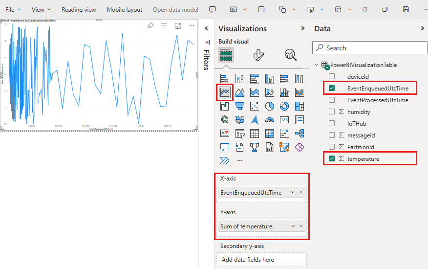 Tutorial IoT data visualization with Power BI Azure IoT Hub