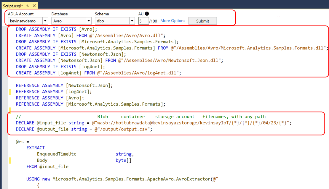 Query Avro data by using Azure Data Lake Analytics Microsoft Learn