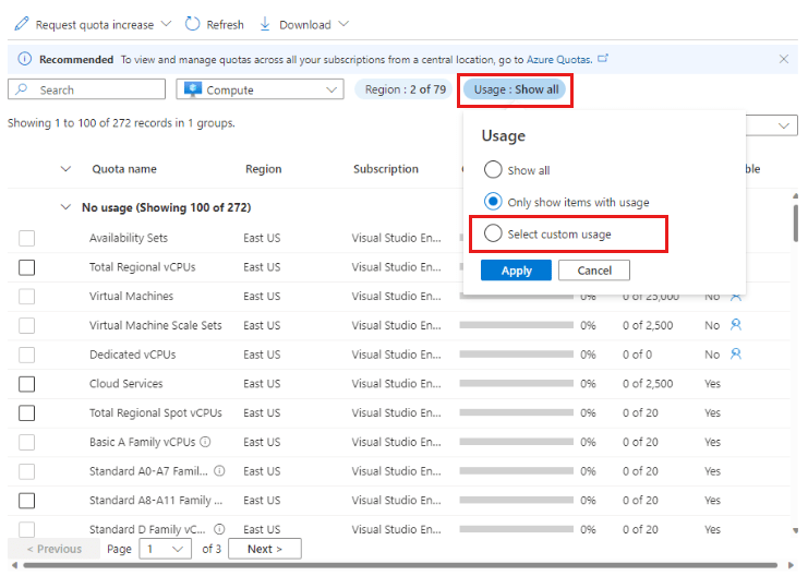 How to determine your quota usage Azure Lab Services Microsoft Learn
