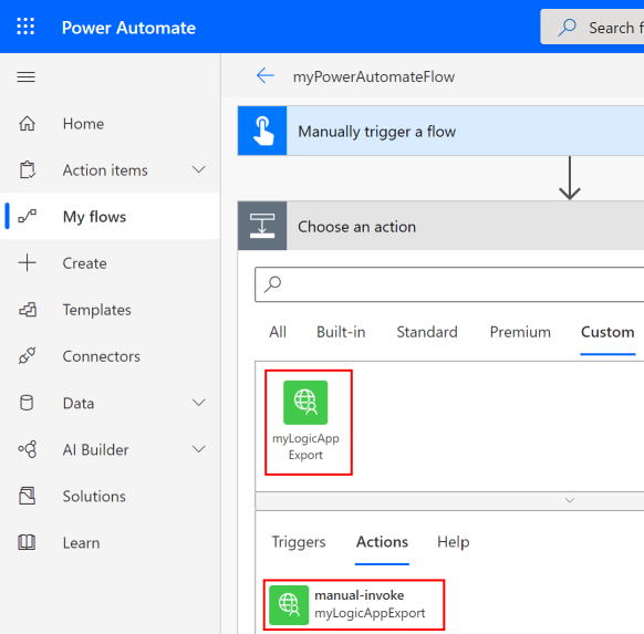 Call logic apps from Power Automate and Power Apps Azure Logic Apps