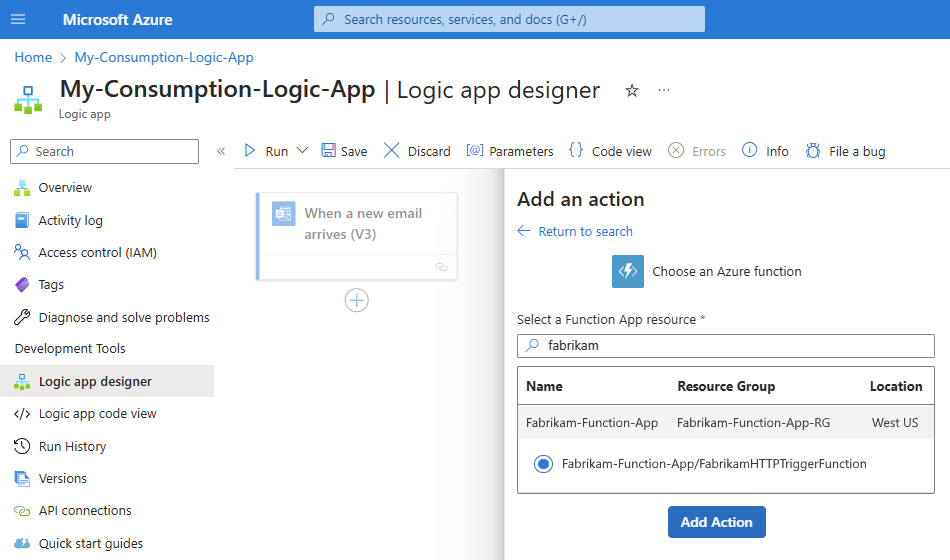 Call Azure Functions from workflows Azure Logic Apps Microsoft Learn