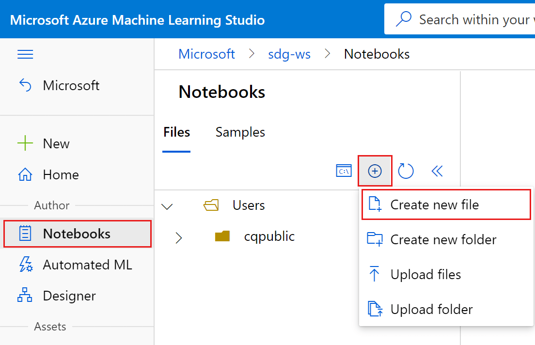 Quickstart Run notebooks Azure Machine Learning Microsoft Learn