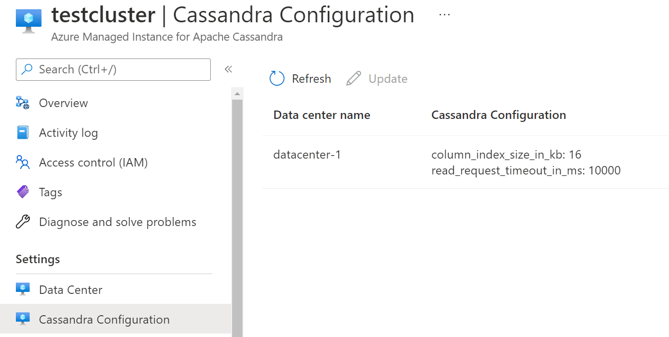 Quickstart Create Azure Managed Instance for Apache Cassandra cluster