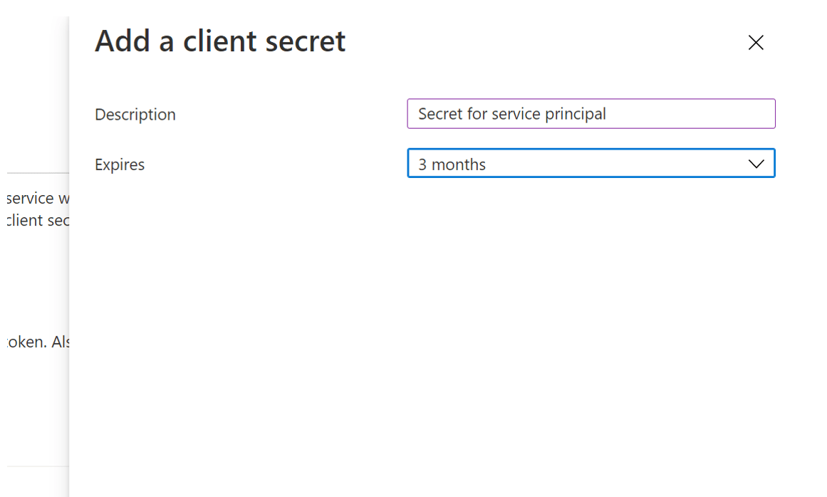 Create a service principal in Azure. Microsoft Purview Microsoft Learn