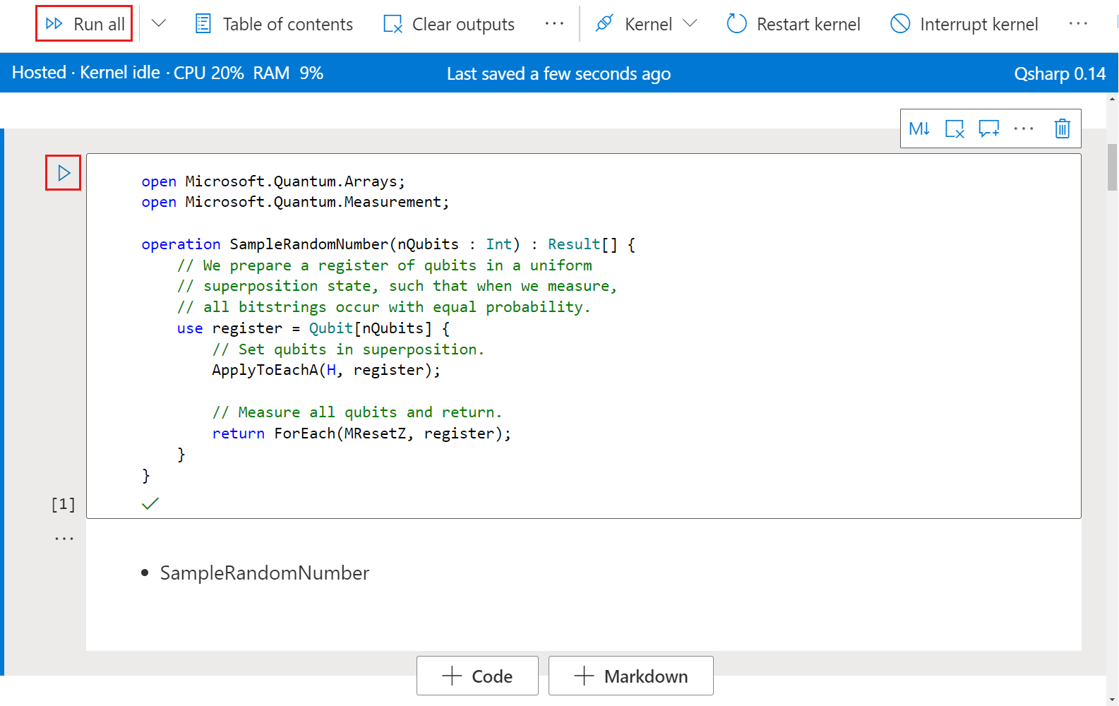 Work with Jupyter notebooks in a workspace Azure Quantum Microsoft