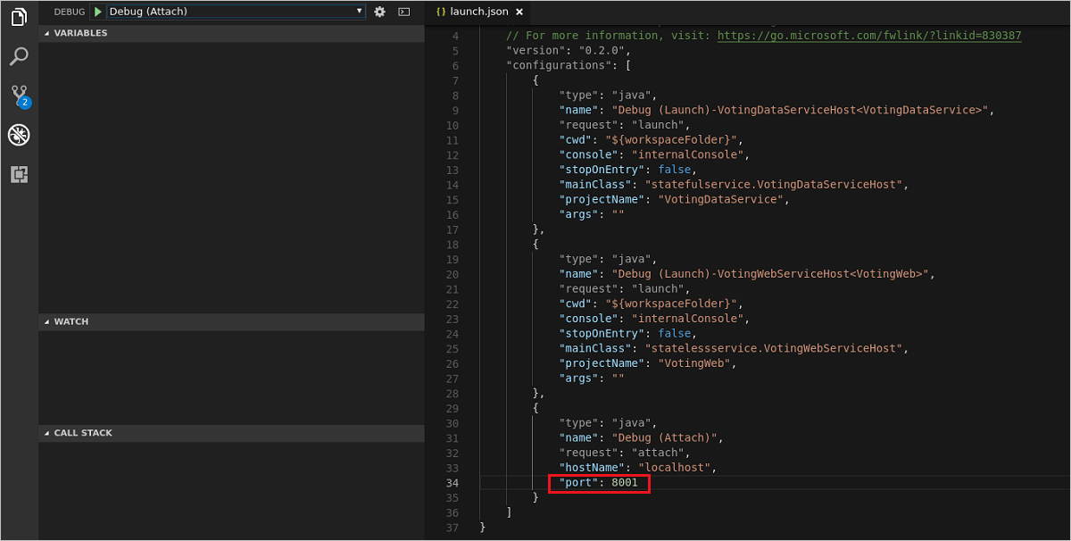 Develop Java applications with Visual Studio Code Azure Service Fabric Microsoft Learn