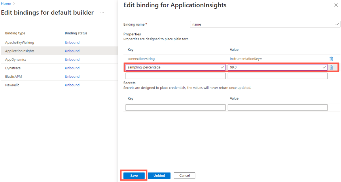 How to use Application Insights Java InProcess Agent in Azure Spring
