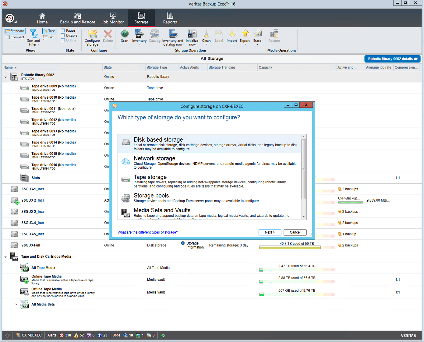 StorSimple 8000 series as backup target with Backup Exec Microsoft Learn