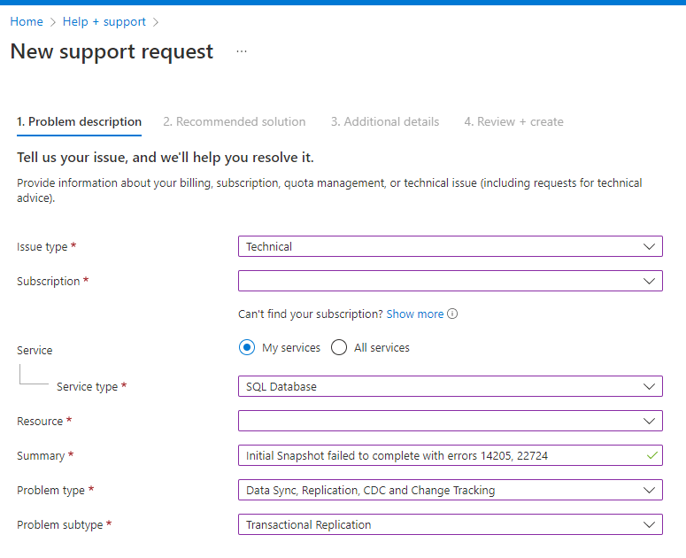 Troubleshooting guide for Azure Synapse Link initial snapshot issues