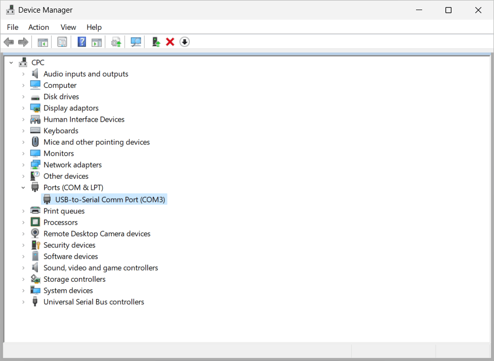 Configure serial or COM port redirection over the Remote Desktop