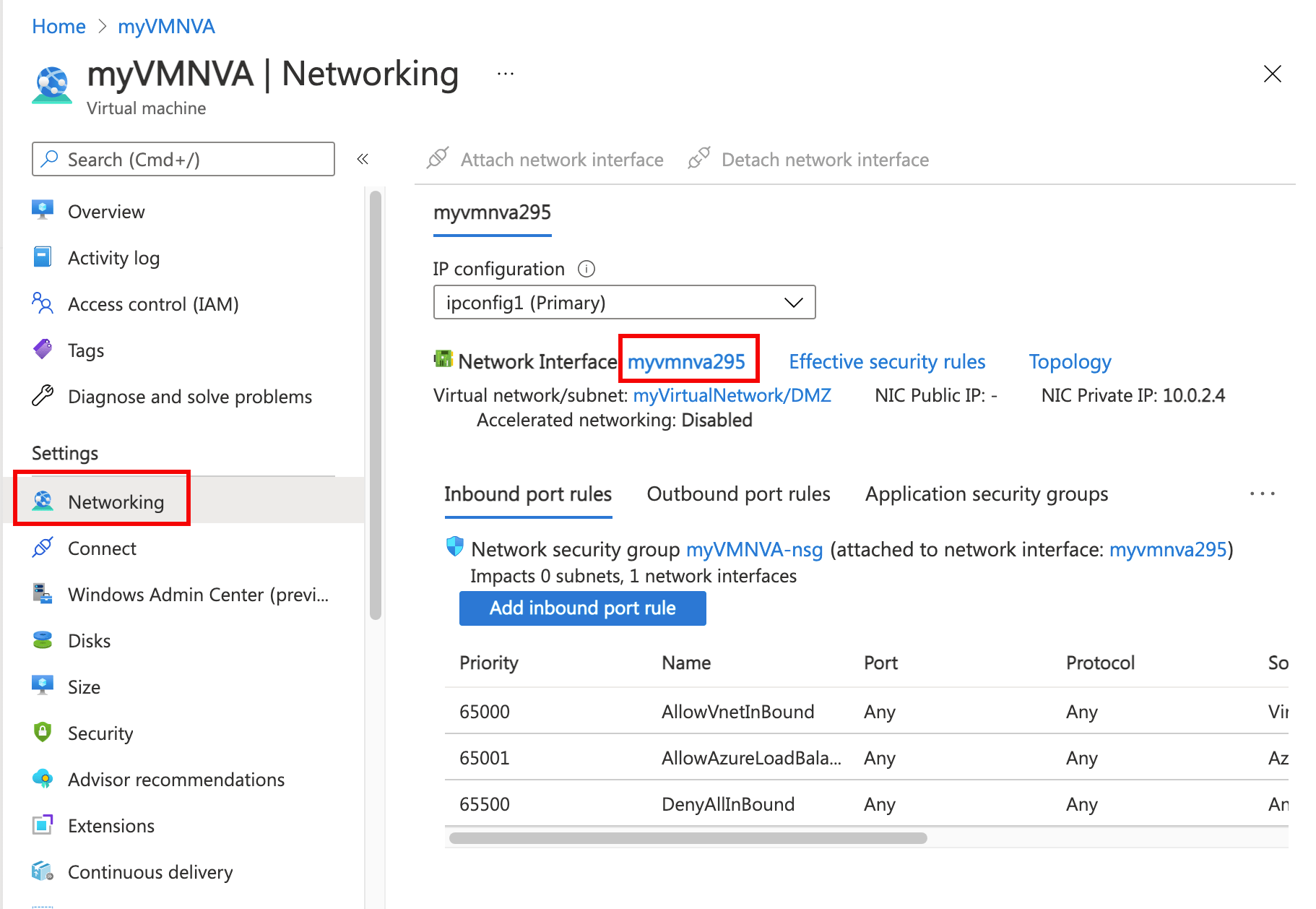 Tutorial Route network traffic with a route table Azure portal