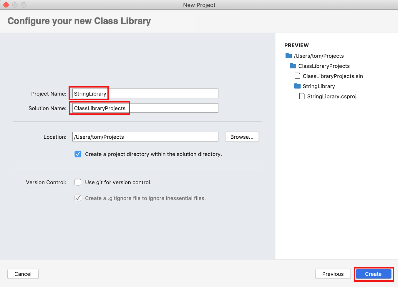 Create a class library using Visual Studio for Mac