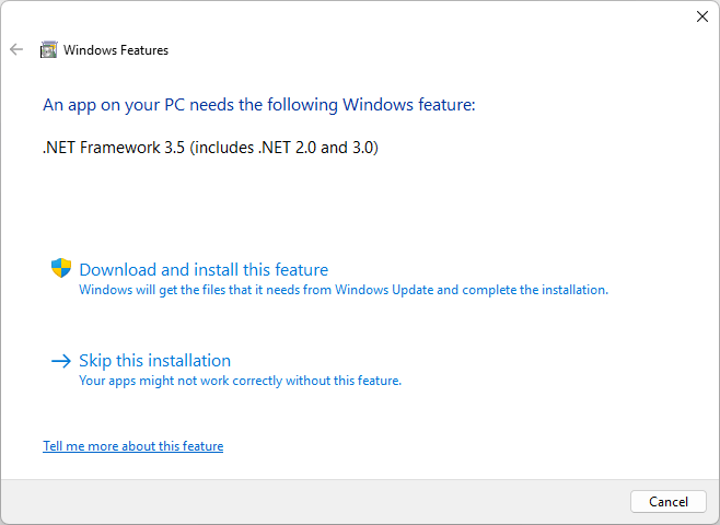 Install .NET Framework 3.5 on Windows 11, 10, 8.1, 8 - .NET