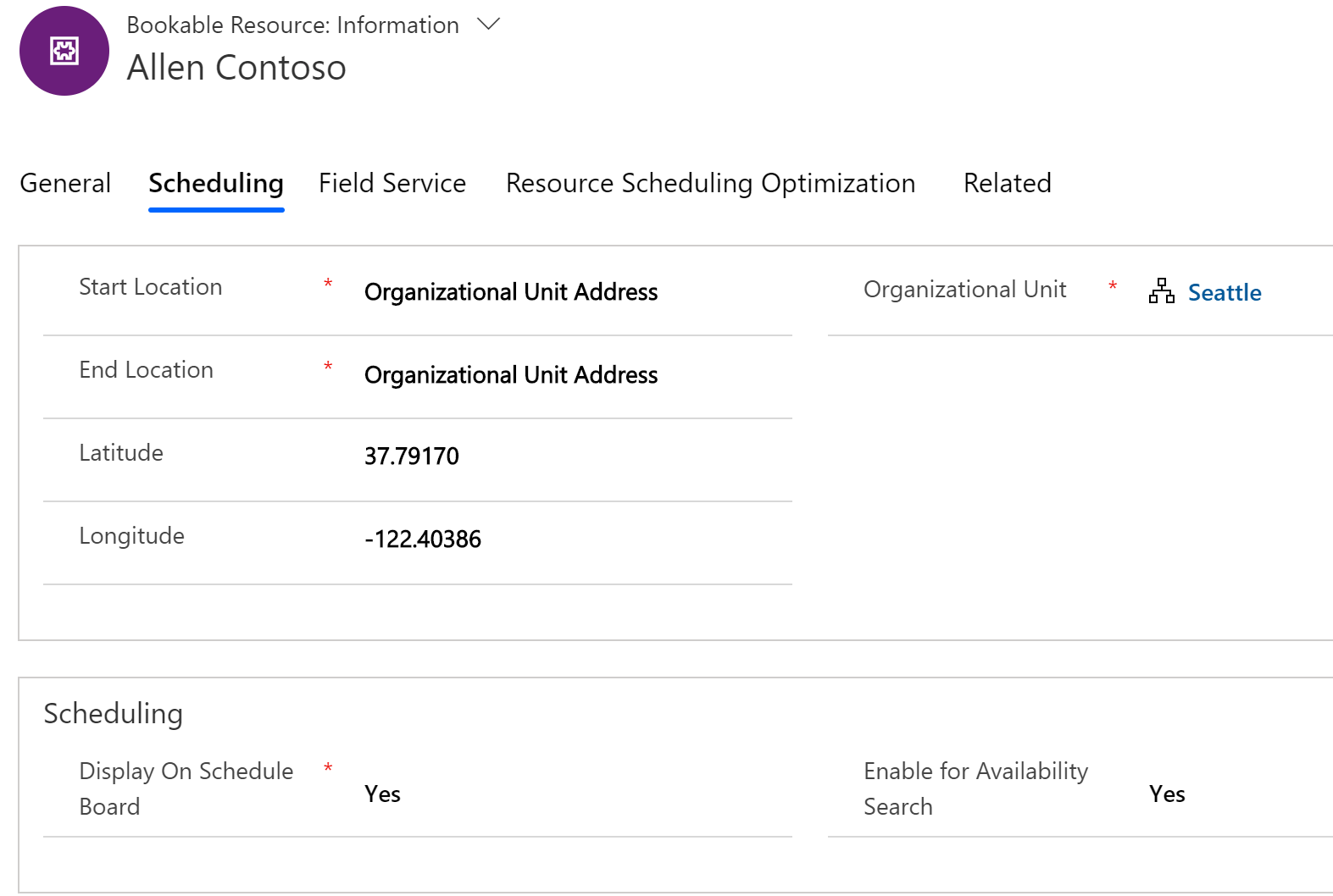 Set up bookable resources (contains video) Dynamics 365 Field Service