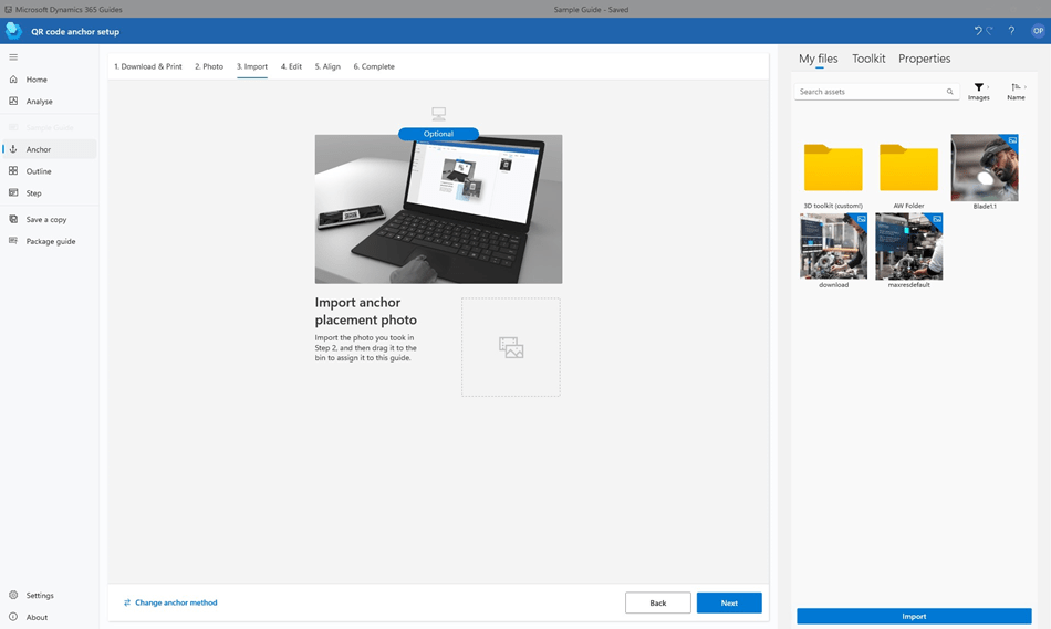 Cannot Upload Images to Guides PC App Dynamics 365 Guides.