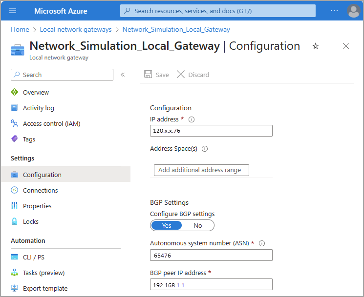 Simulate remote network connectivity using Azure VNG Global Secure Access Microsoft Learn