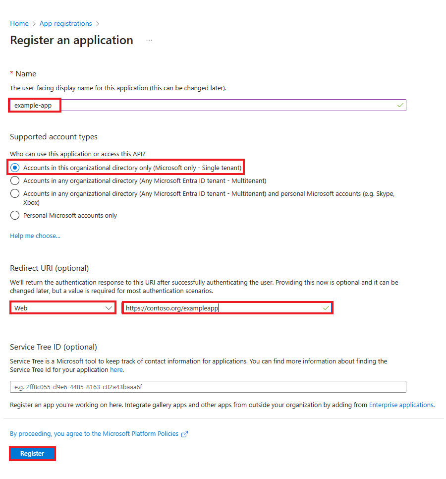Register a Microsoft Entra app and create a service principal