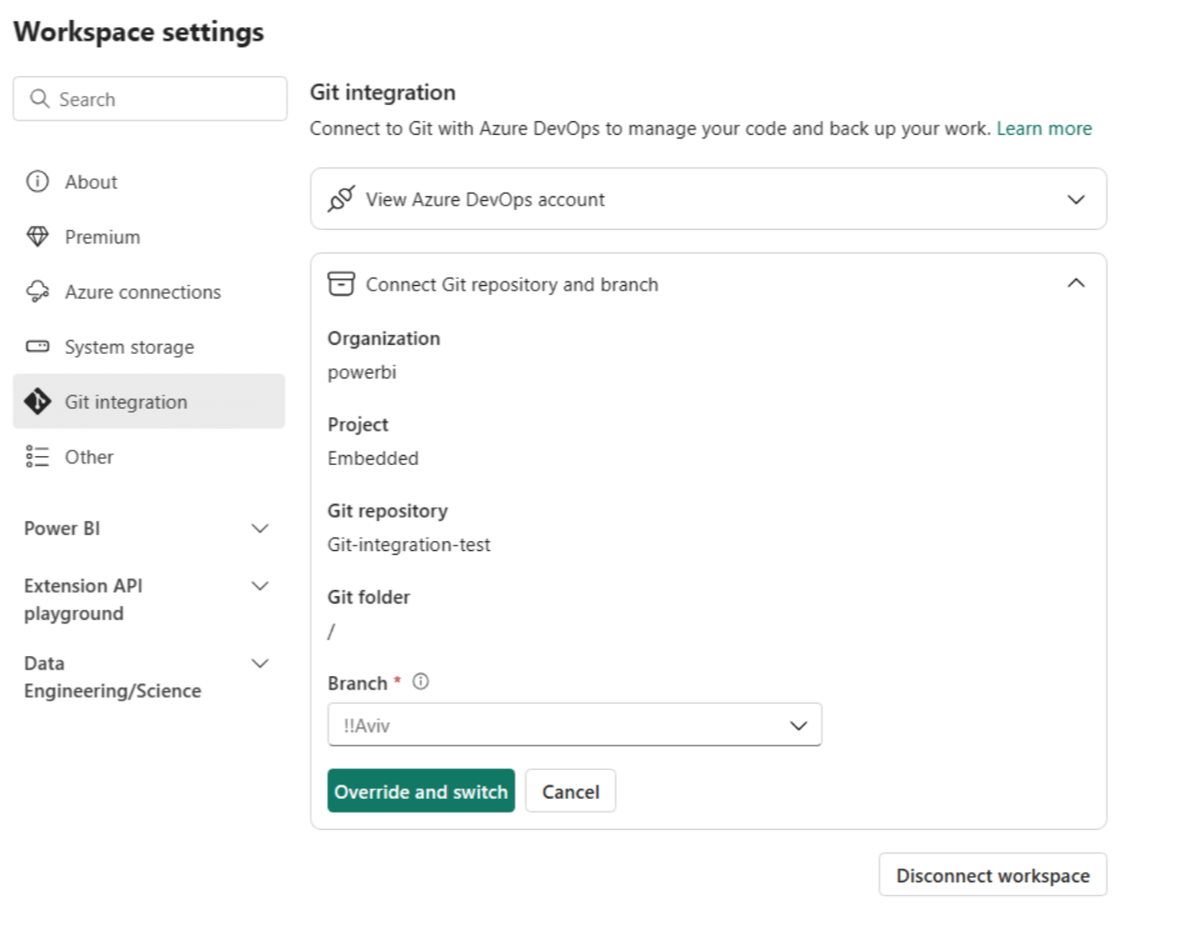Git integration branches Microsoft Fabric Microsoft Learn