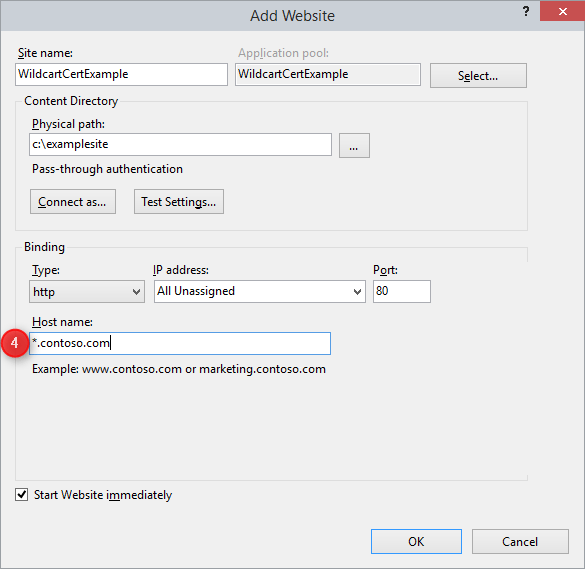 Wildcard Host Header Support Microsoft Learn