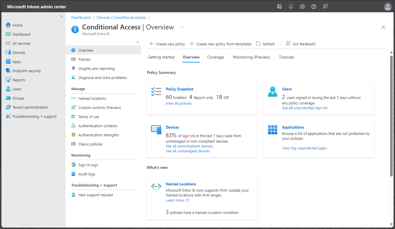 Tutorial Walkthrough the Microsoft Intune admin center Microsoft