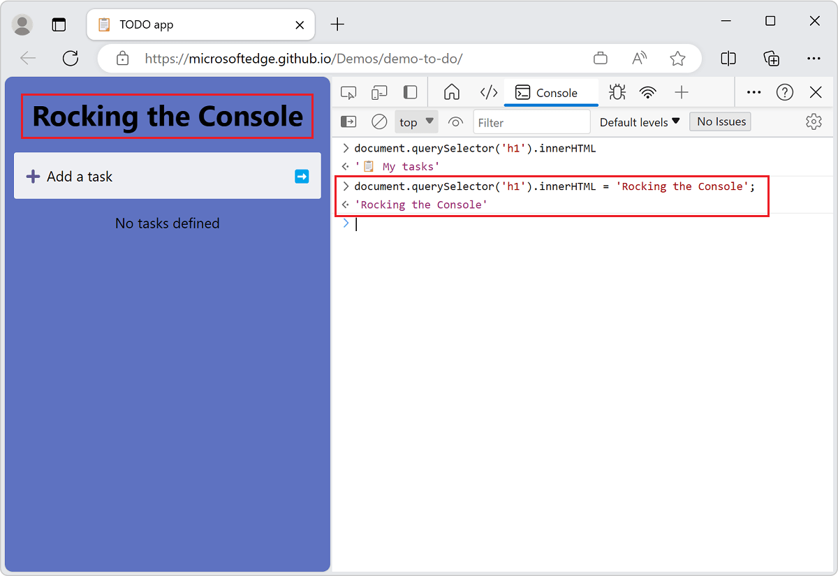 Console overview Microsoft Edge Developer documentation Microsoft Learn