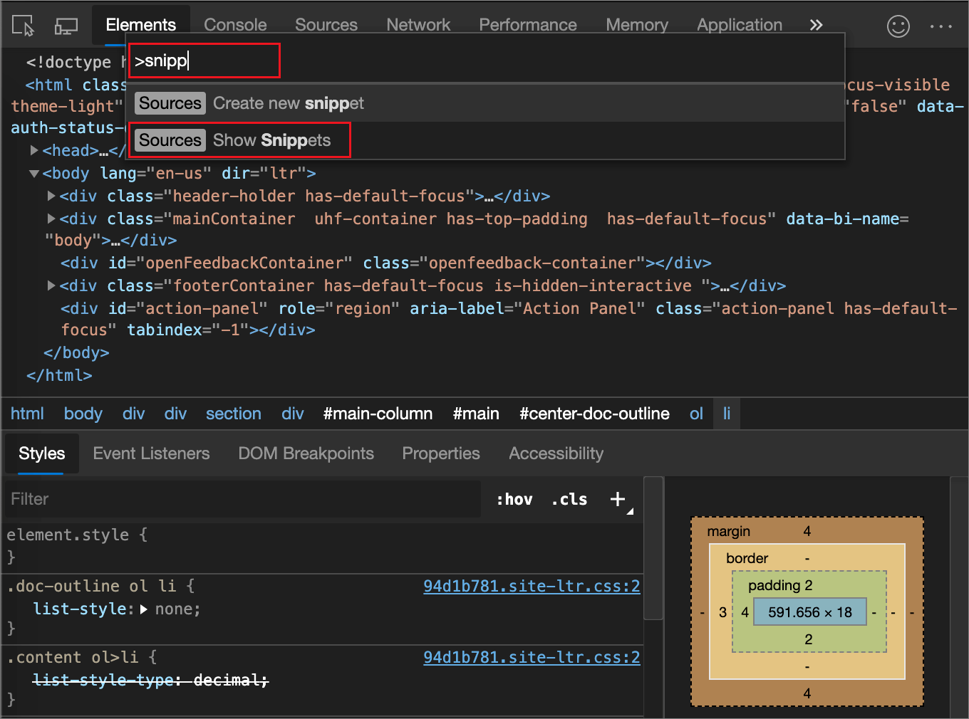 Run snippets of JavaScript on any webpage Microsoft Edge Development