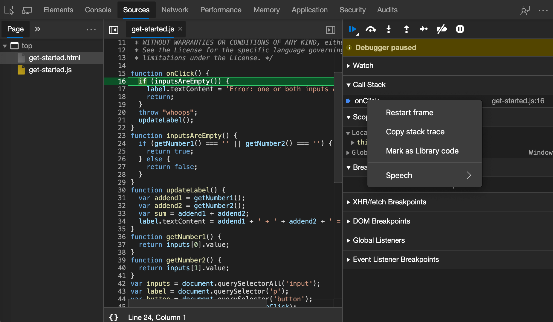 JavaScript debugging features Microsoft Edge Development Microsoft