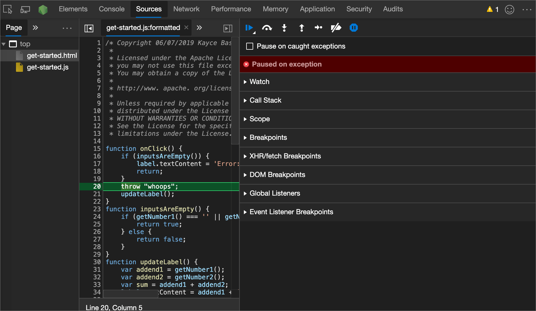 Pause code with breakpoints Microsoft Edge Development Microsoft Learn