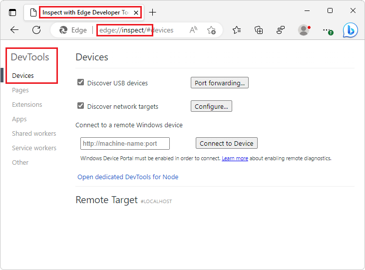 Remote debugging View2 WinUI 2 (UWP) apps with Remote Tools for