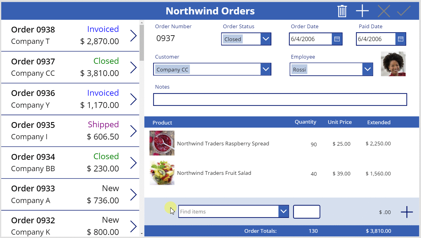 Create a detail gallery in a canvas app Power Apps Microsoft Learn