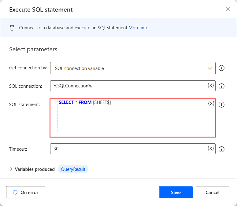 Run SQL queries on Excel files Power Automate Microsoft Learn