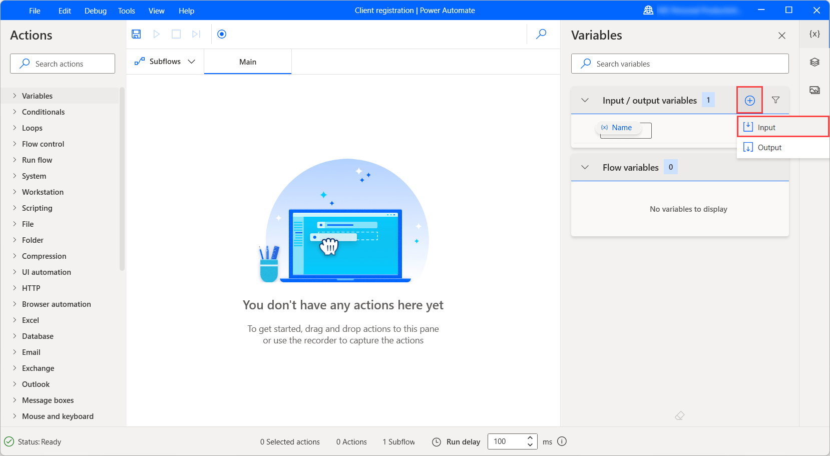 Manage variables and the variables pane Power Automate Microsoft Learn