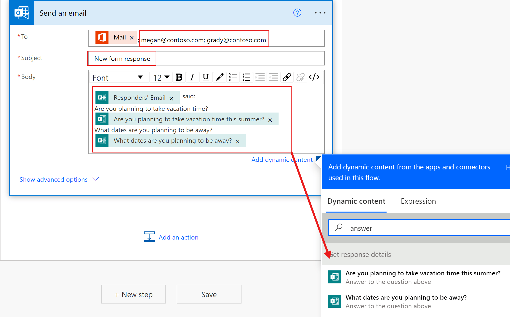 Common ways to use a form in a flow Power Automate Microsoft Learn
