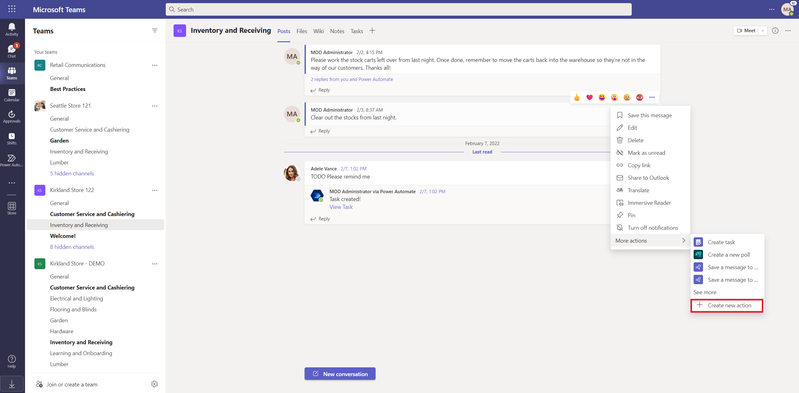 Create flows in Microsoft Teams Power Automate Microsoft Learn