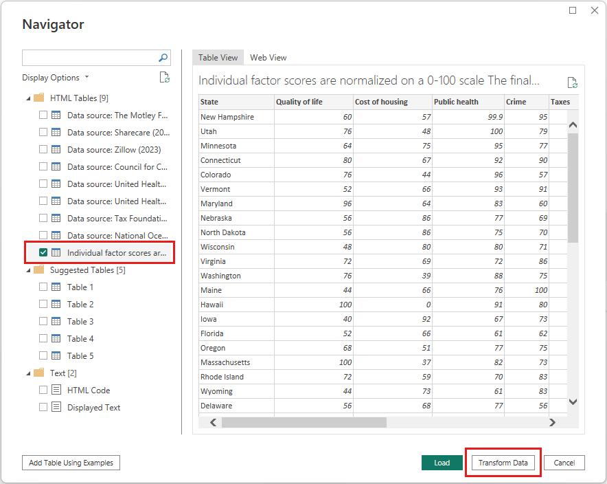 Tutorial Shape and combine data in Power BI Desktop Power BI Microsoft Learn