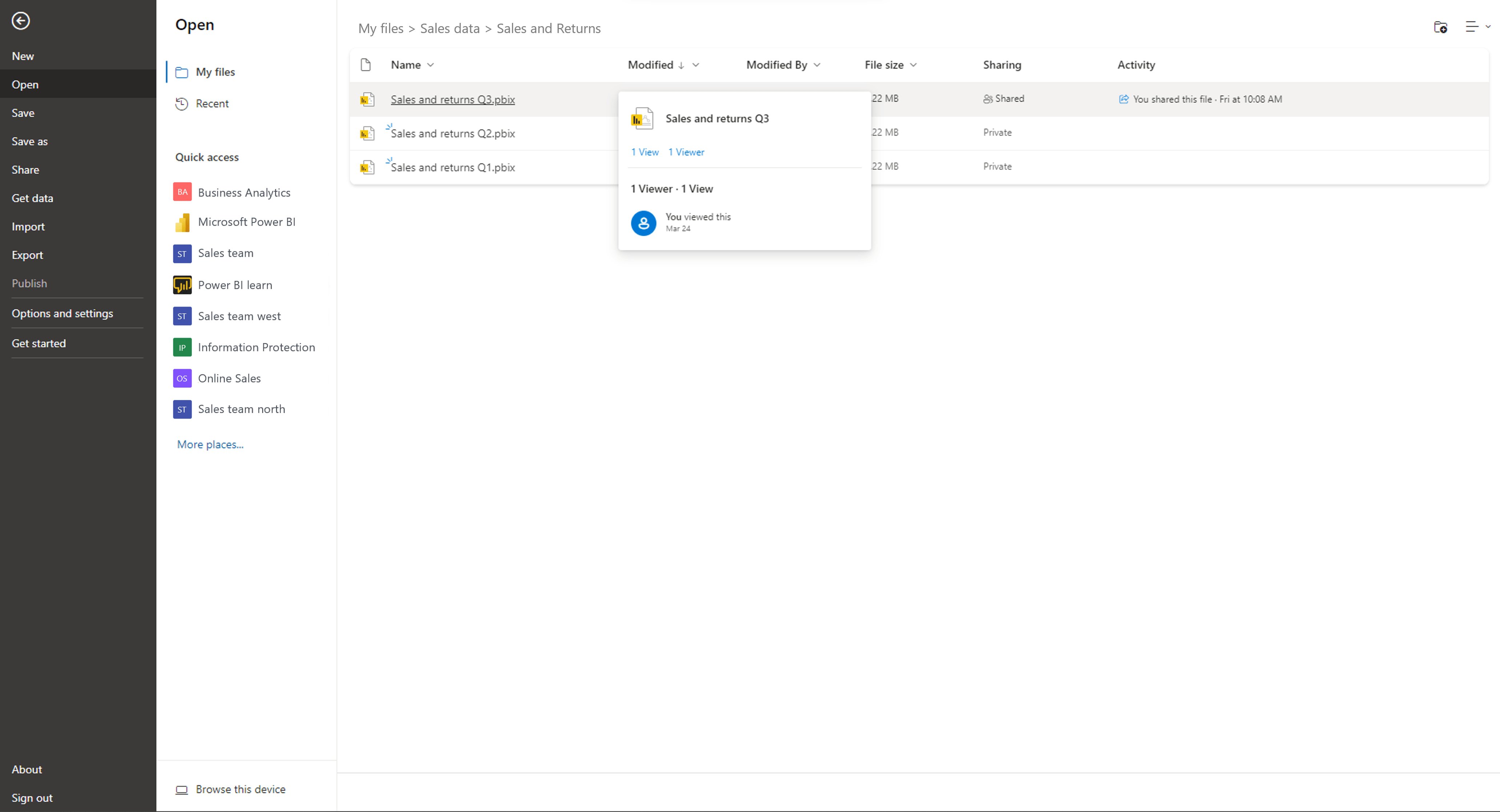Power BI Desktop OneDrive and SharePoint integration Power BI
