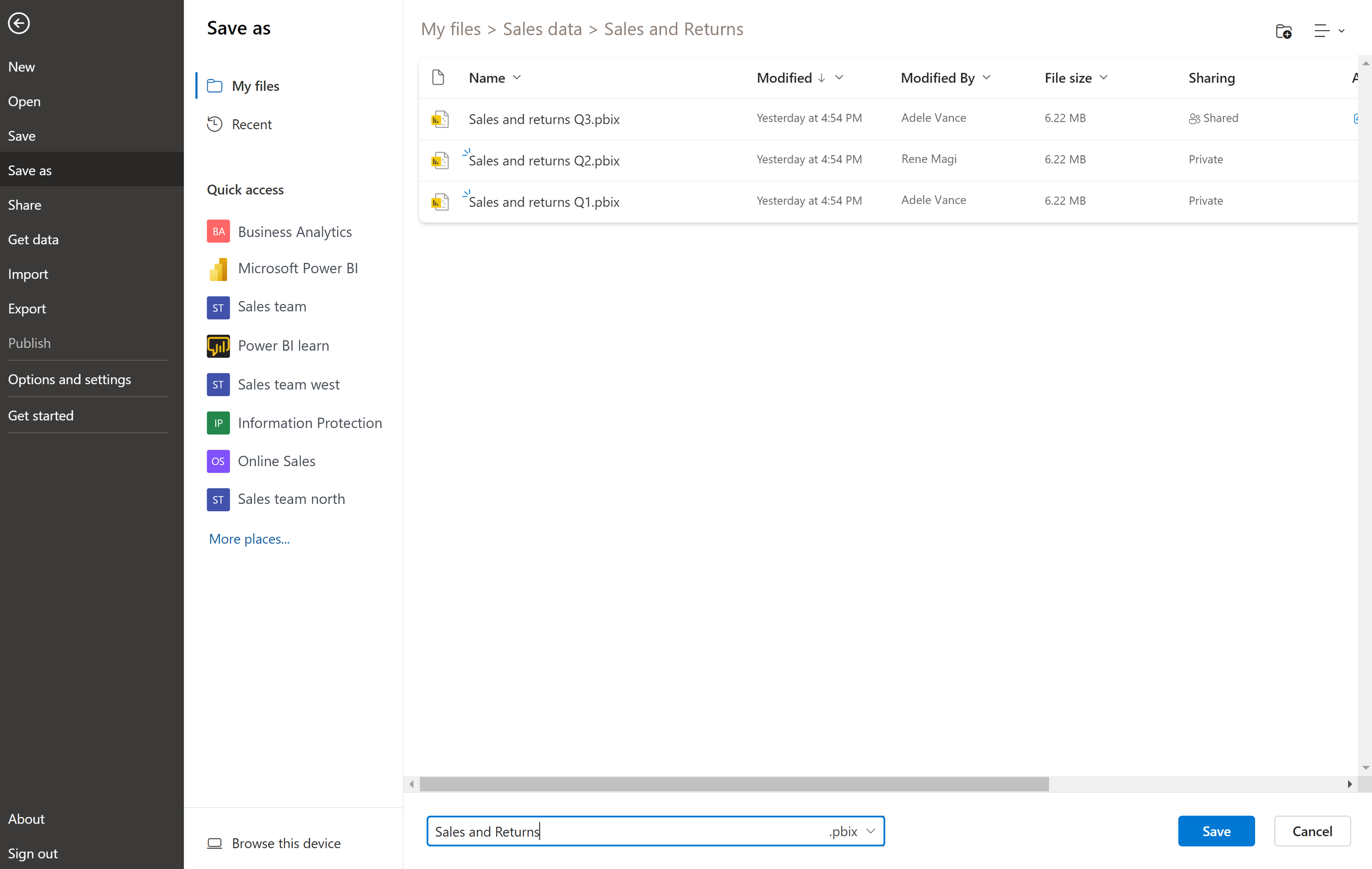 Power BI Desktop OneDrive and SharePoint integration Power BI