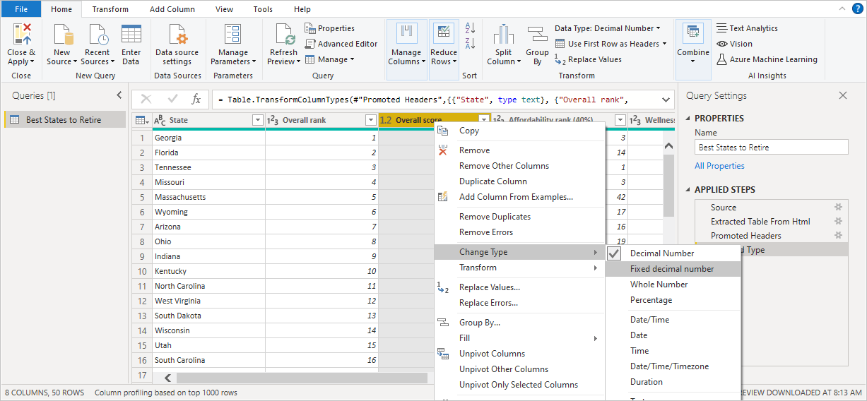Query overview in Power BI Desktop Power BI Microsoft Learn