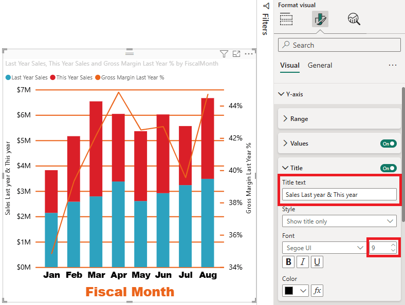 Customize Xaxis and Yaxis properties Power BI Microsoft Learn