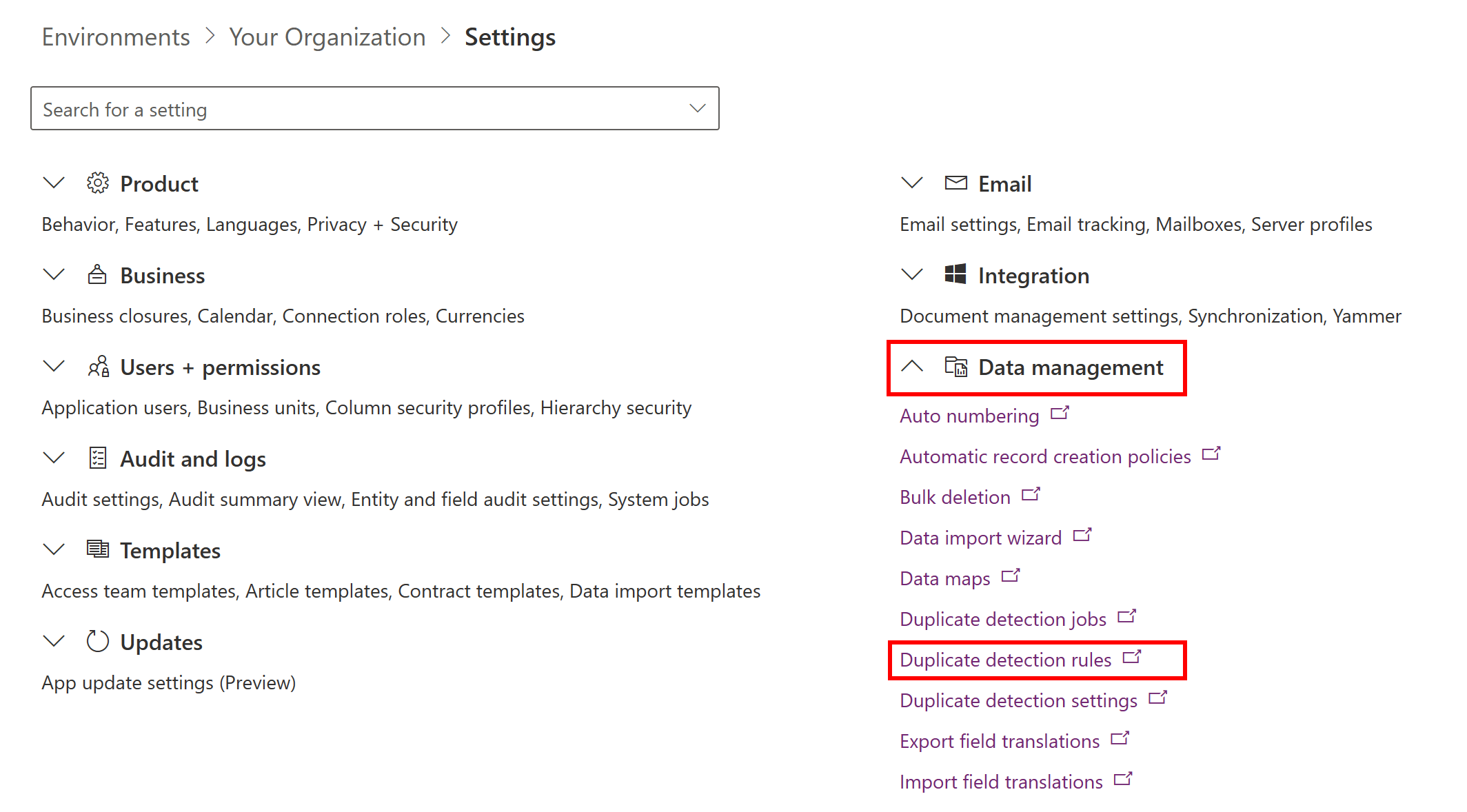 MS Dynamics 365 Power Platform Duplicate Detection Rule in Dynamics 365