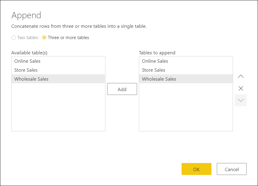 Append queries Power Query Microsoft Learn