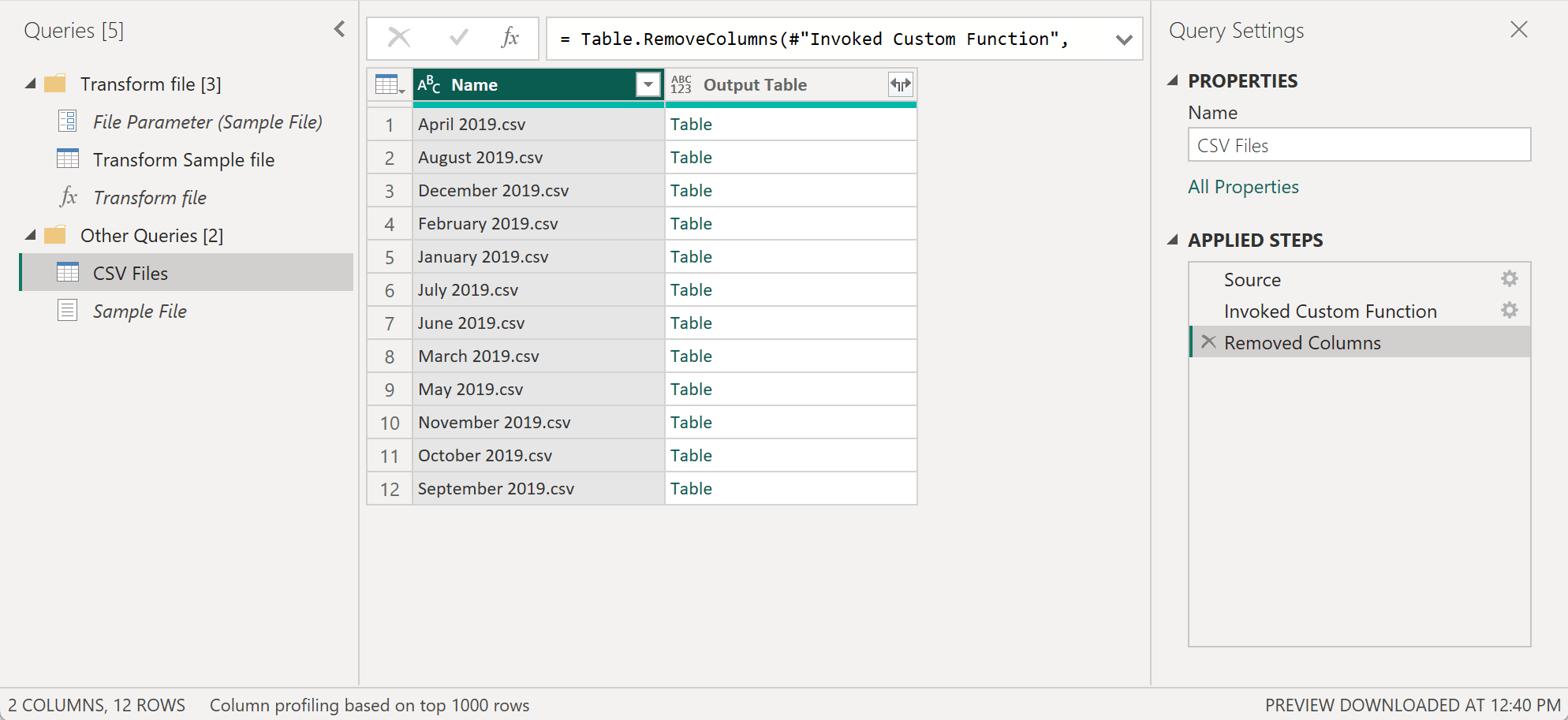 Using custom functions in Power Query Power Query Microsoft Learn