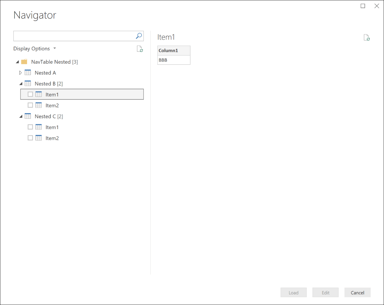 Handling navigation for Power Query connectors Power Query