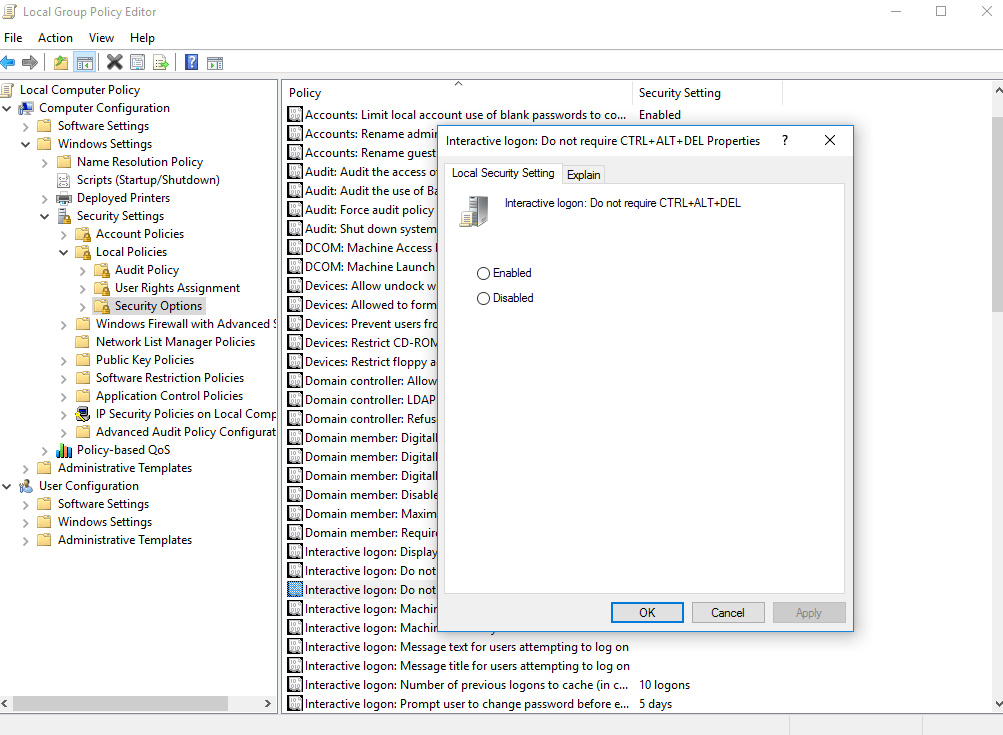 Additional autologin settings Microsoft Learn