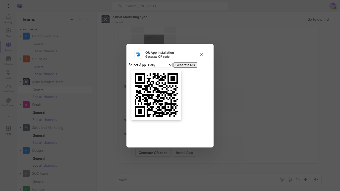 Install app using barcode sample Code Samples Microsoft Learn