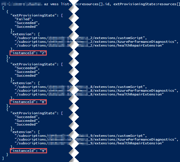 VM extension provisioning errors in Virtual Machine Scale Sets Azure Microsoft Learn