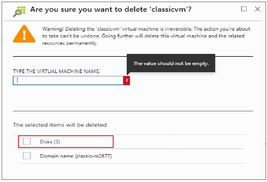 Troubleshoot errors when you delete Azure classic storage accounts