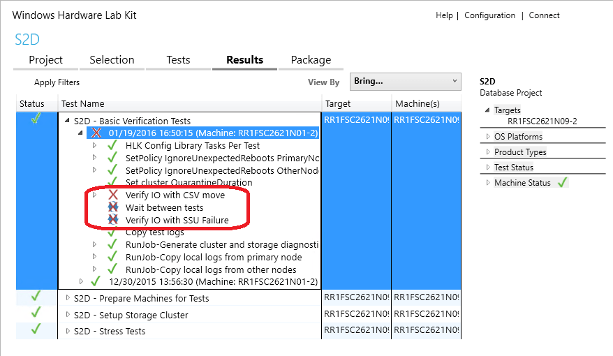 Run cluster tests for Storage Spaces Direct (S2D) in the Windows HLK Microsoft Learn